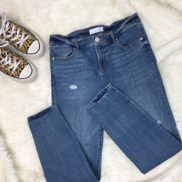 LOFT Denim - Loft Modern Skinny Ankle Jean 27/4 Med wash